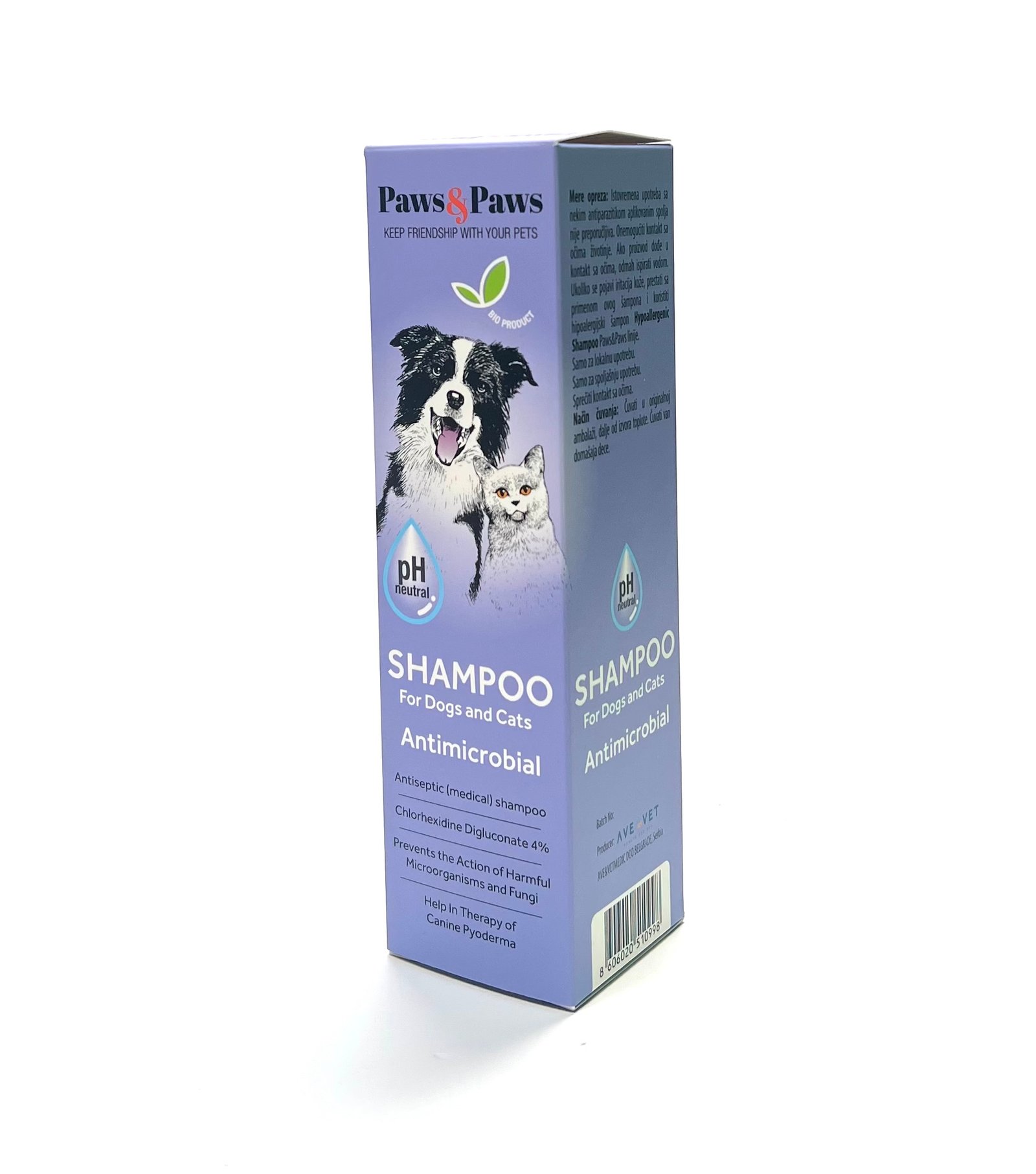 AV Sampon Antimicrobal 250ml hlorheksidin diglukonat 4%