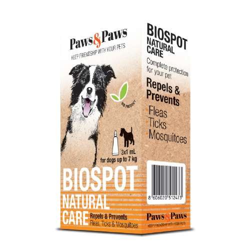 AV Biospot on dog 3x1ml