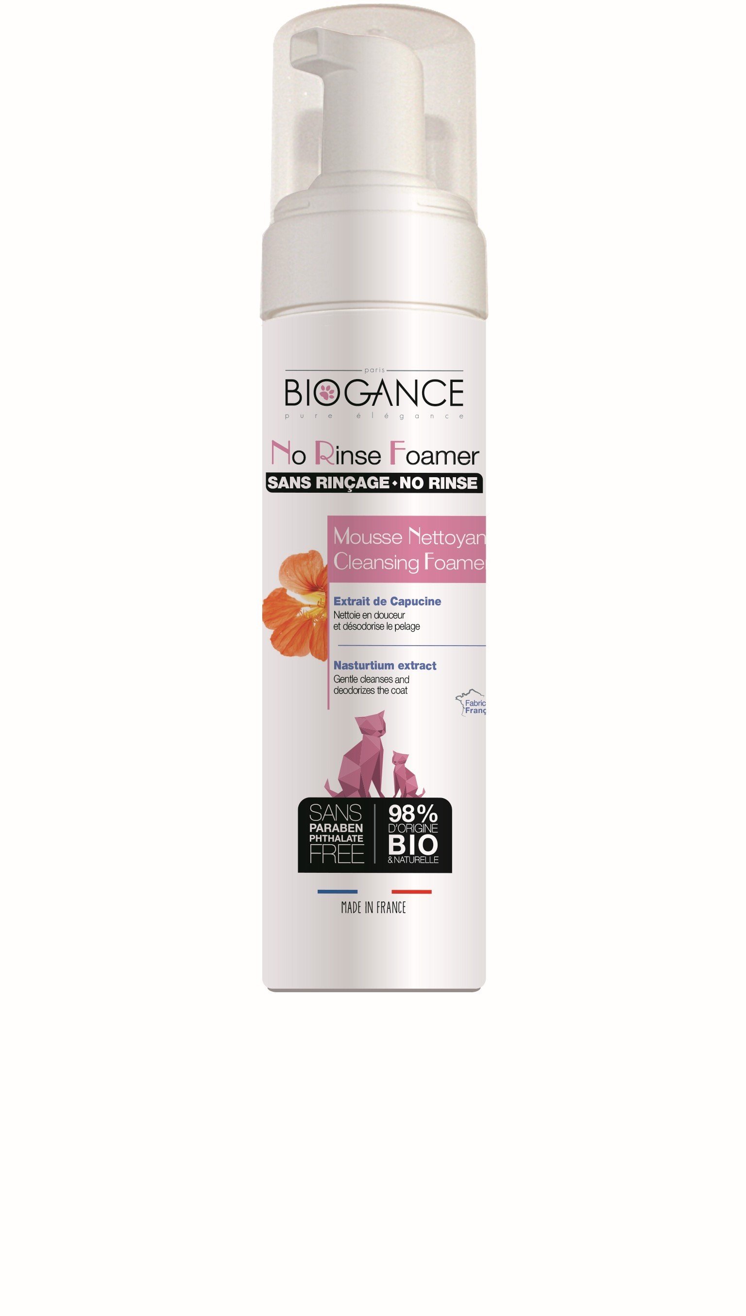 BG No Rinse Foamer Cat 200ml