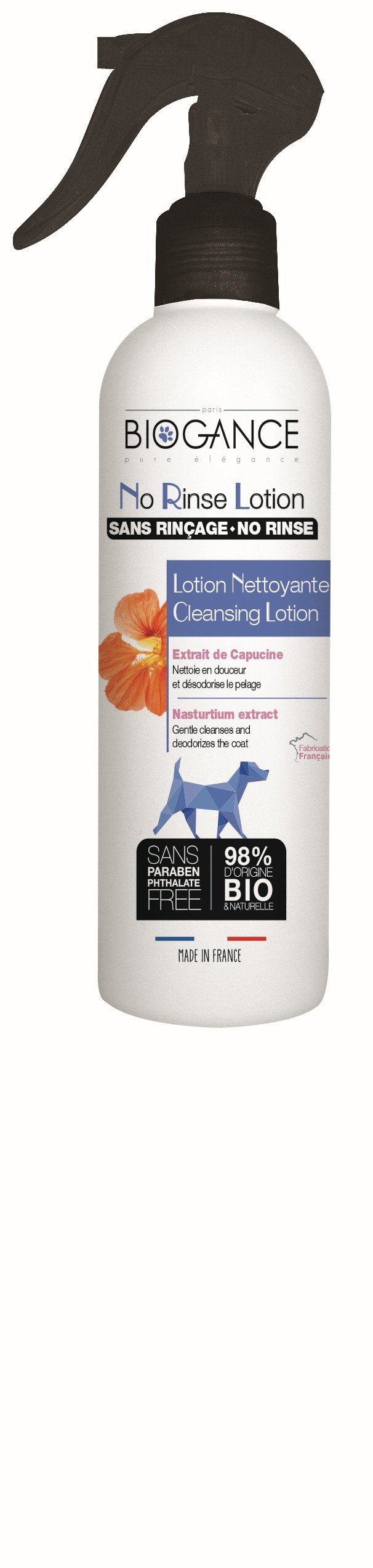 BG No Rinse Losion Dog 250ml