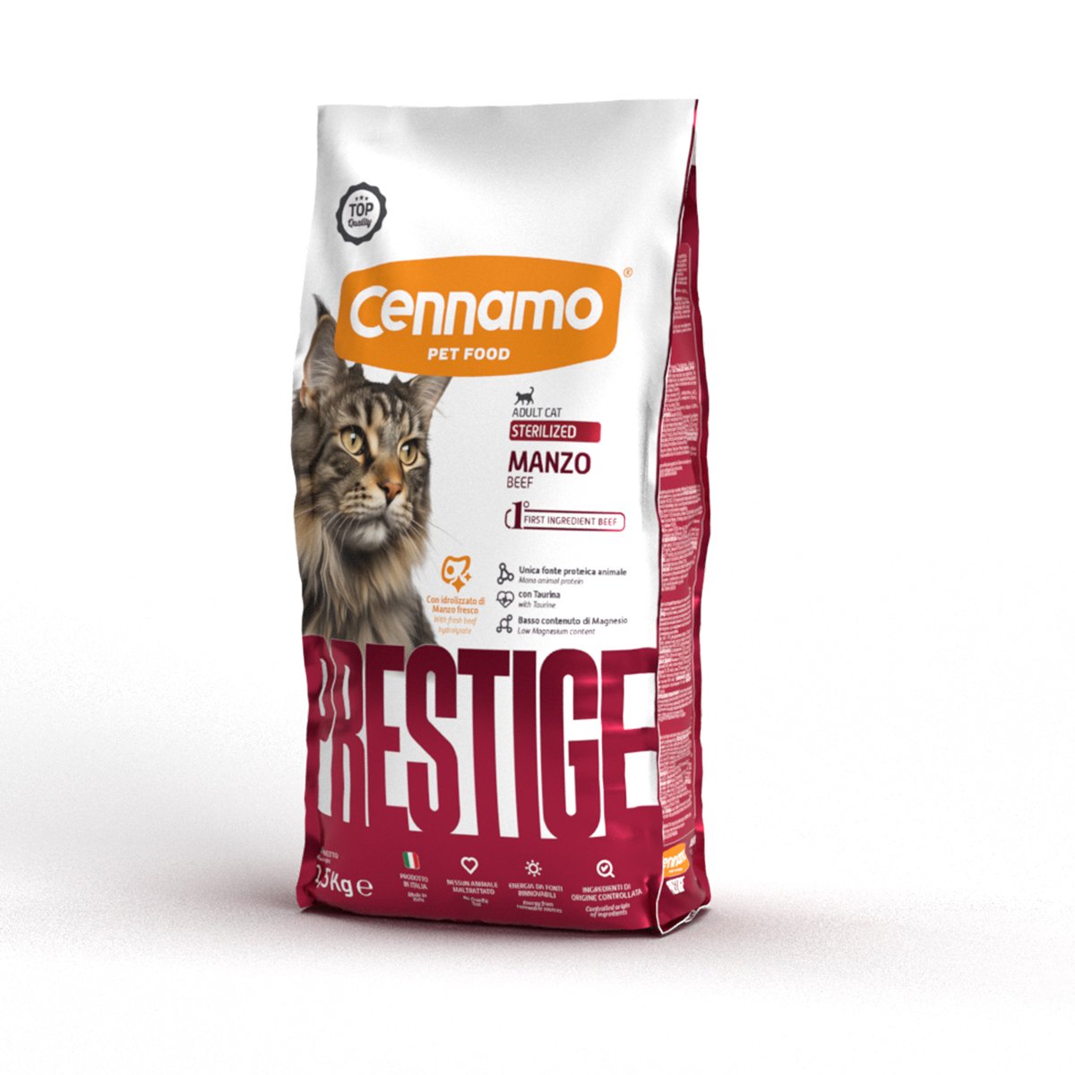 CN 1.5kg Prestige cat adult sterilized manzo