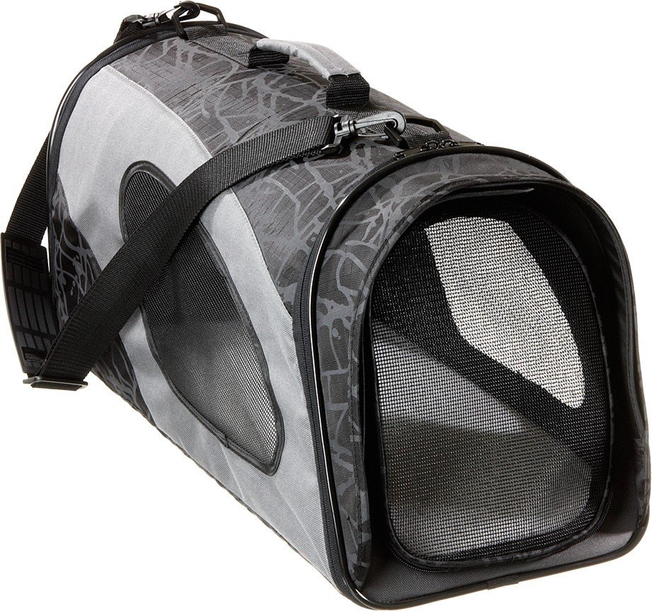 FL 31391 PET CARRIER L BLACK 54x27x30CM