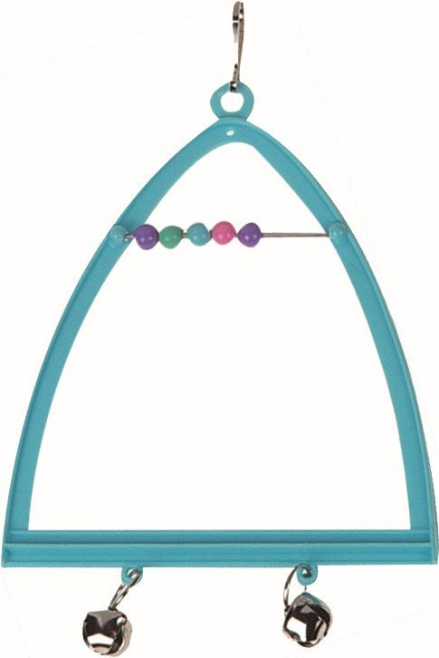 FL 100288 Toy triangle swing+abacus+bell 10x13cm
