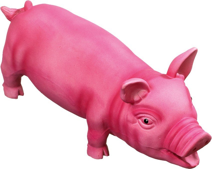 FL 47878 pig pink latex with squeaker 33cm