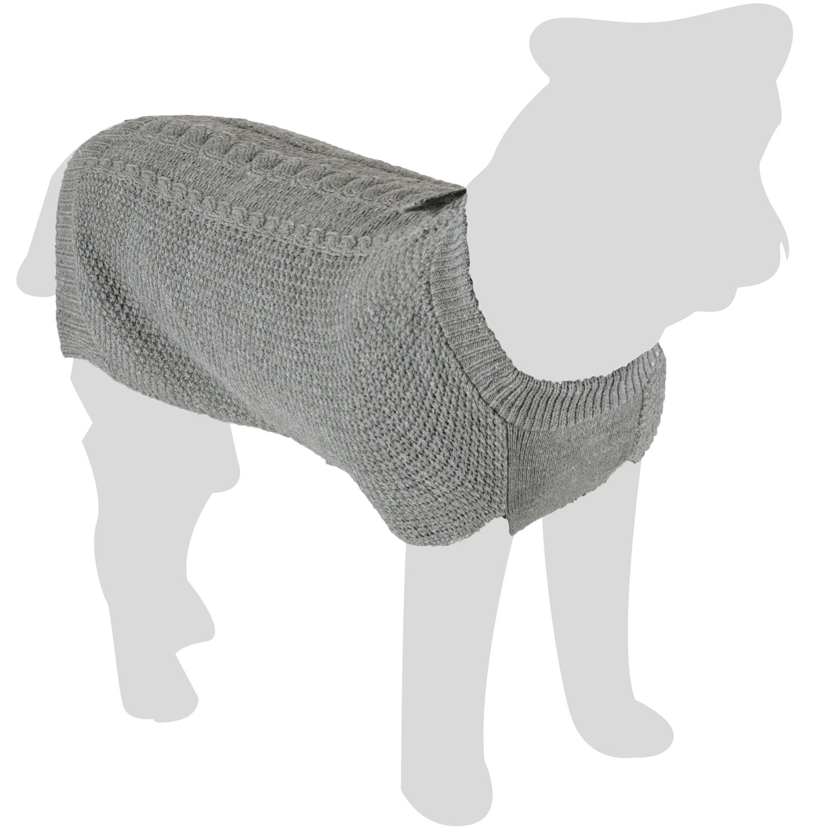 FL 518353 SWEATER SIENNA GREY 45CM