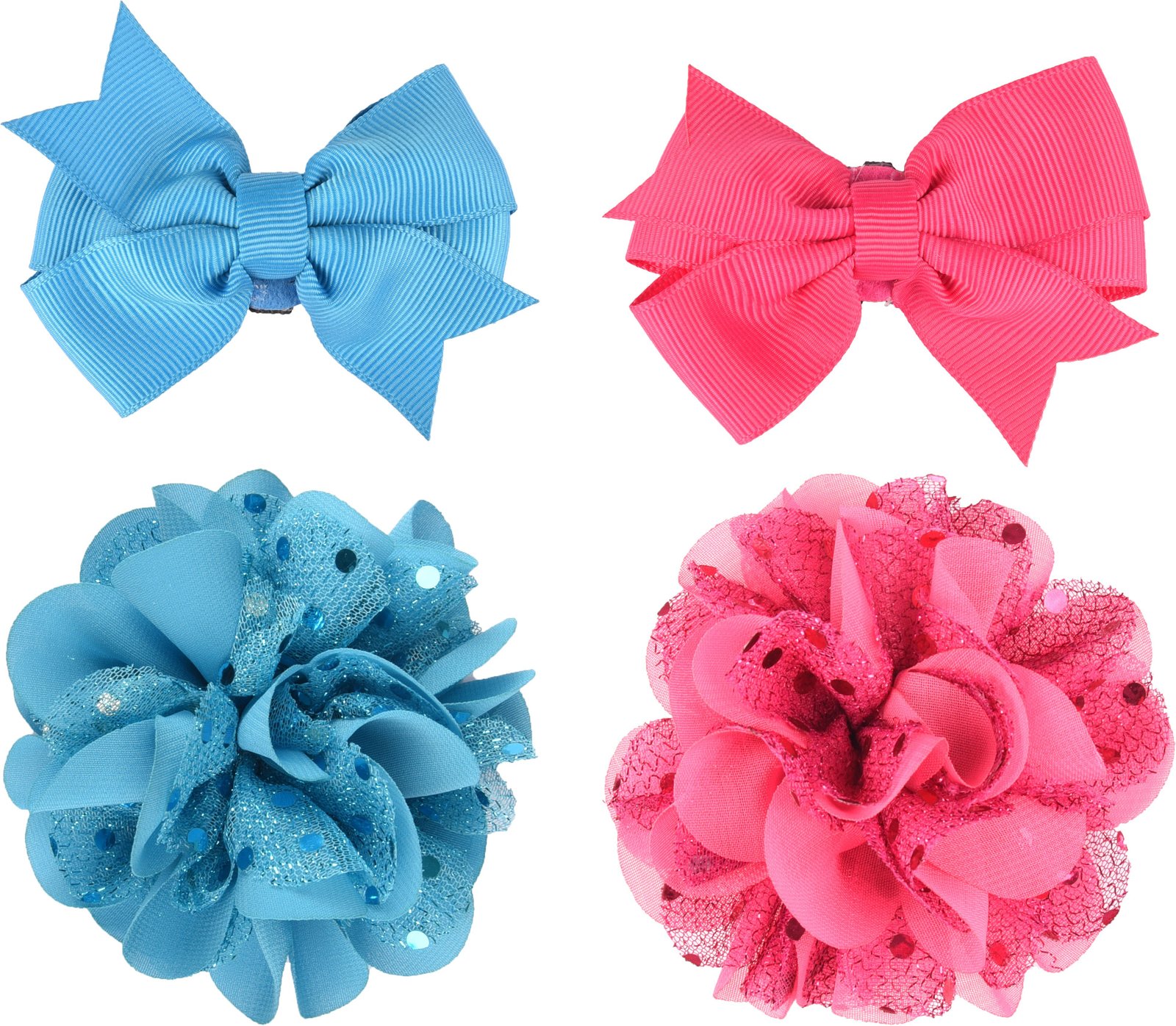 FL 518992 COLLAR ACCESSORY ARCUM BOW TIE + FLOWER BLUE/RED ASS