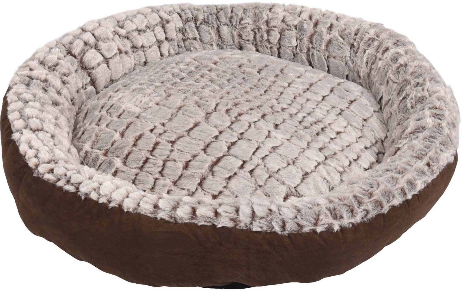FL 519175 BASKET SNOOZZY ROUND BROWN 70x15CM