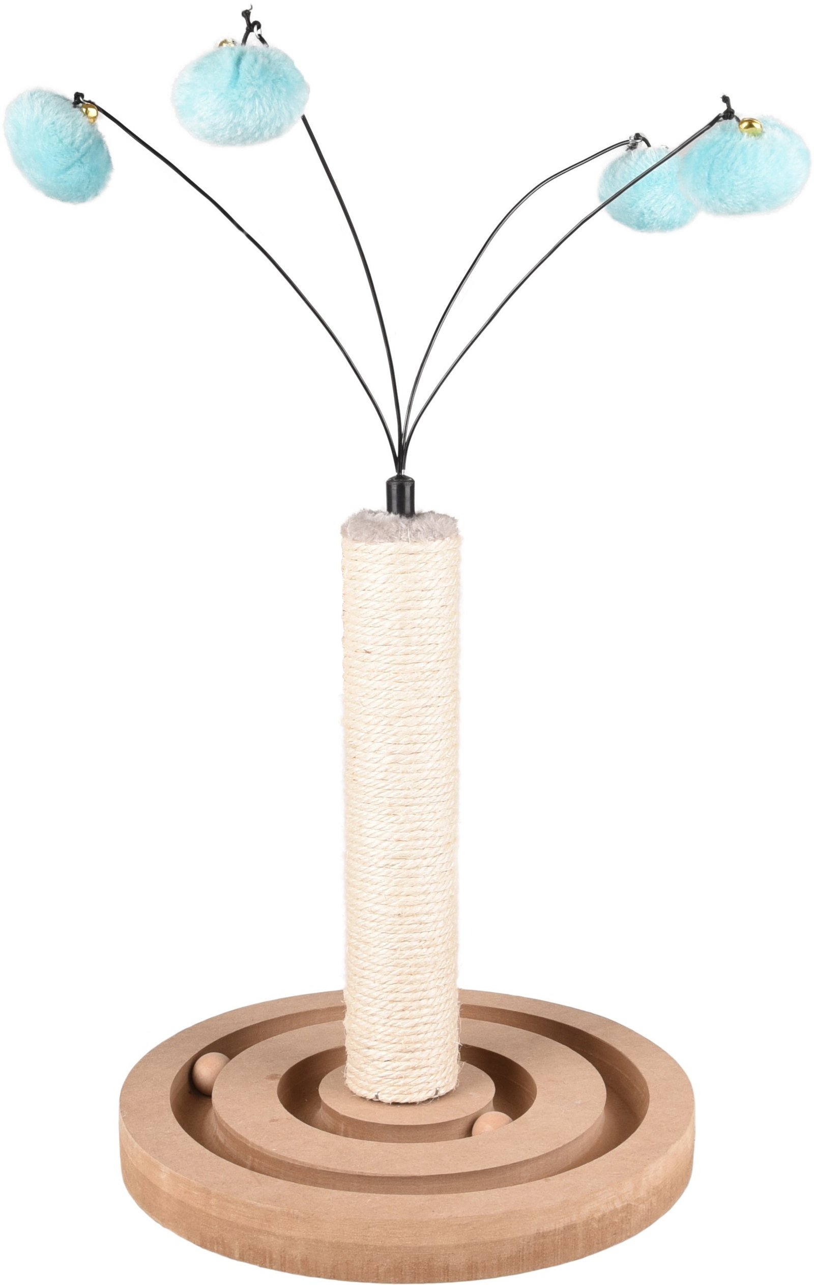 FL 560822 SCRATCHING TREE CYA 3 TURQUOISE/GREY 29x29x50CM