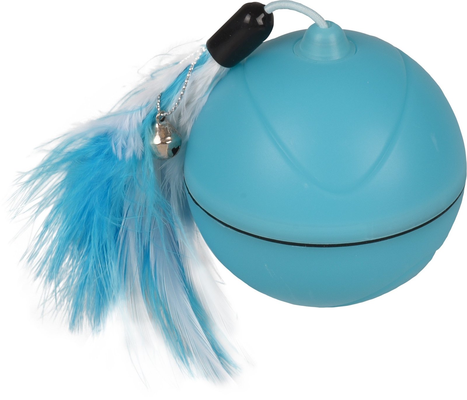 FL 560770 CT LED BALL MAGIC MECHTA 2 IN 1+USB+FEATHERS BLUE 7CM