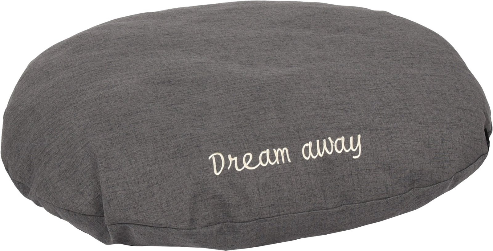 FL 519683 CUSHION DREAM AWAY OVAL GREY 70x56x8CM
