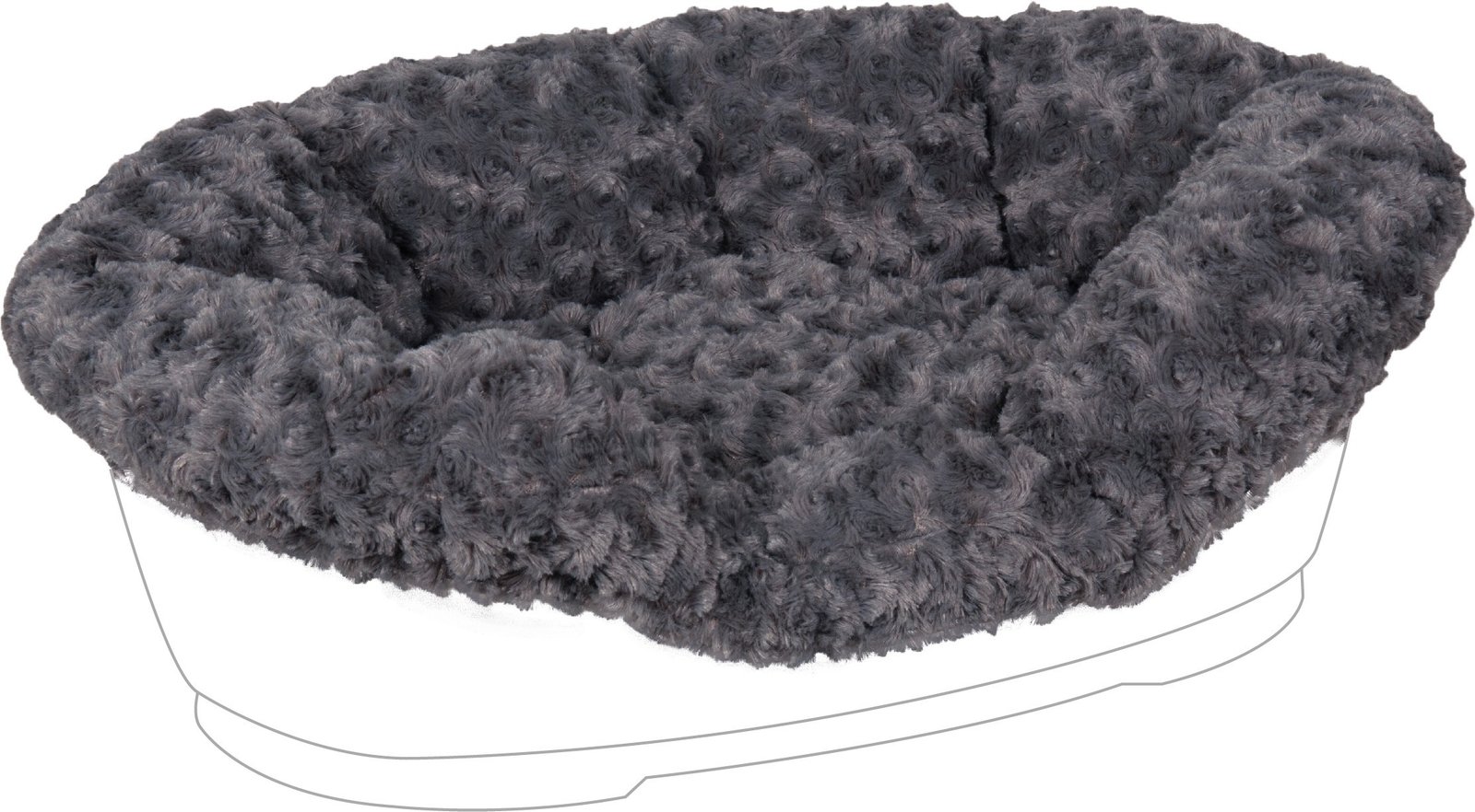 FL 514570 COVER PET BED CUDDLY GREY 60/70CM