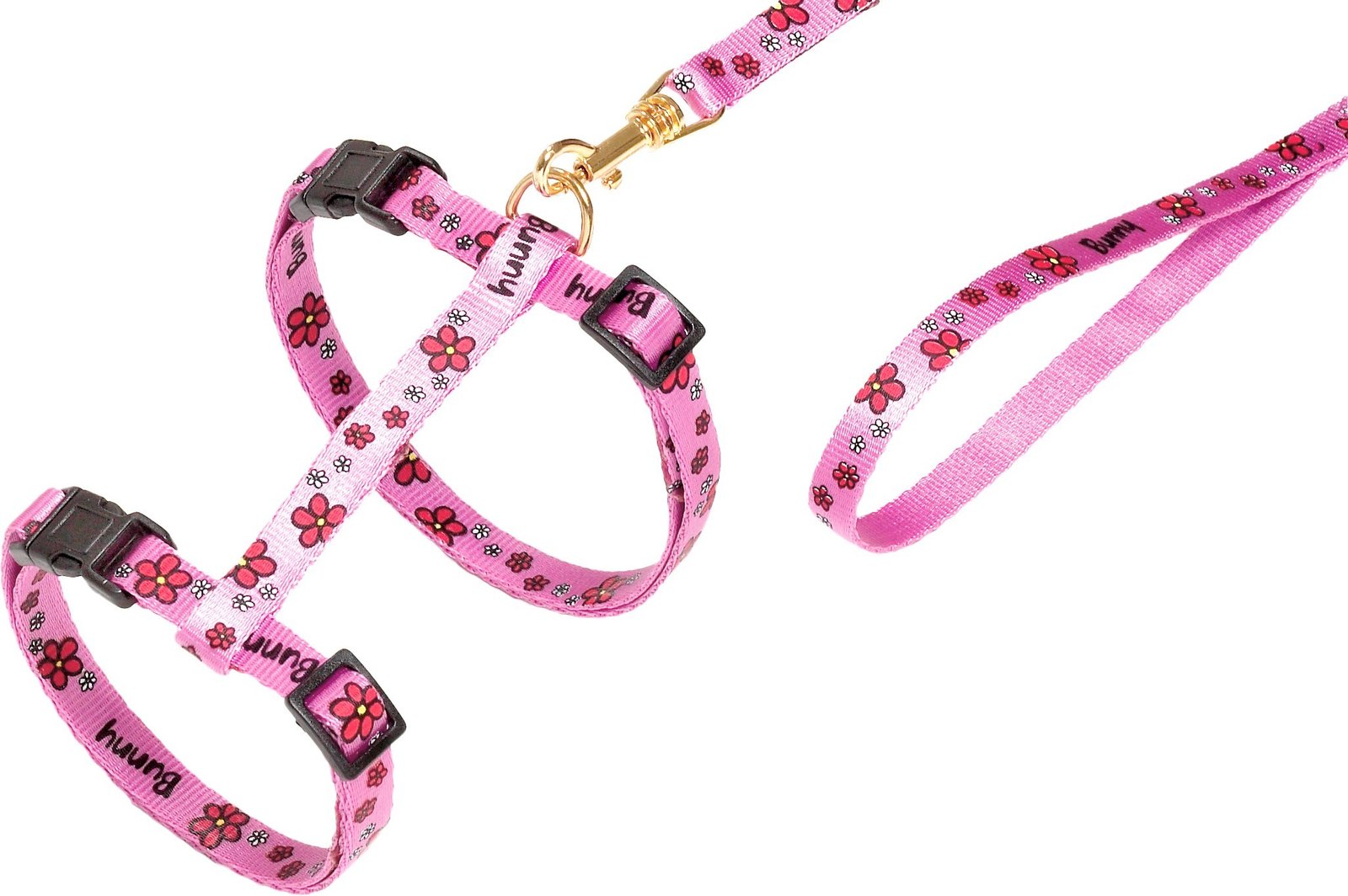 FL 1031344  ASP HARNESS FLOWER PINK 110CM