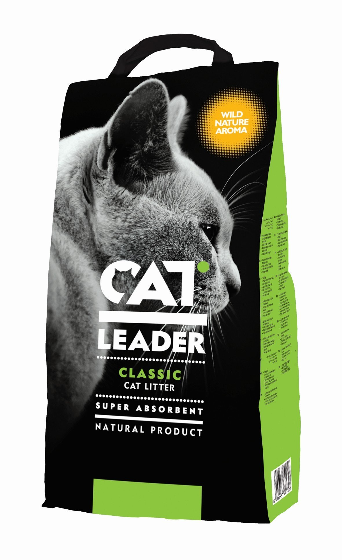 GH 5kg Cat Leader Classic WILD NATURE-zeleni sa mirisom