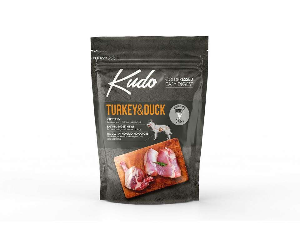 KU 3kg Kudo Turkey&Duck medium maxi Junior