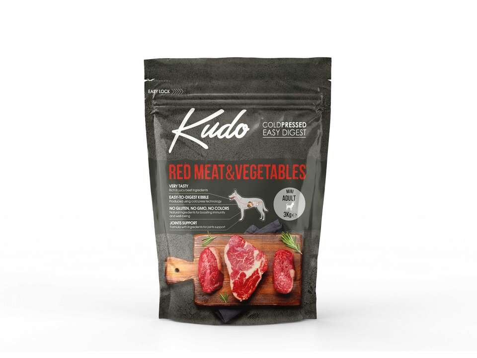 KU 3kg Kudo Red Meat&Vegetables mini Adult