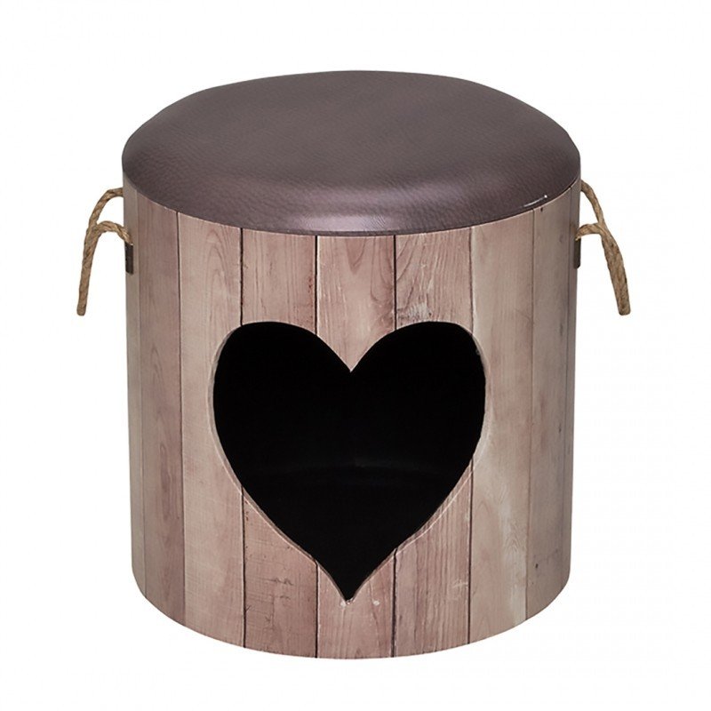 DV 434/440704 Petbox Heart M - 35x34cm brown
