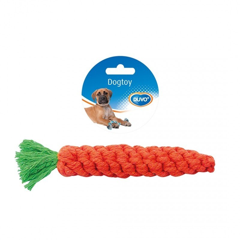 DV 4705040 TUG TOY KNOTTED COTTON CARROT