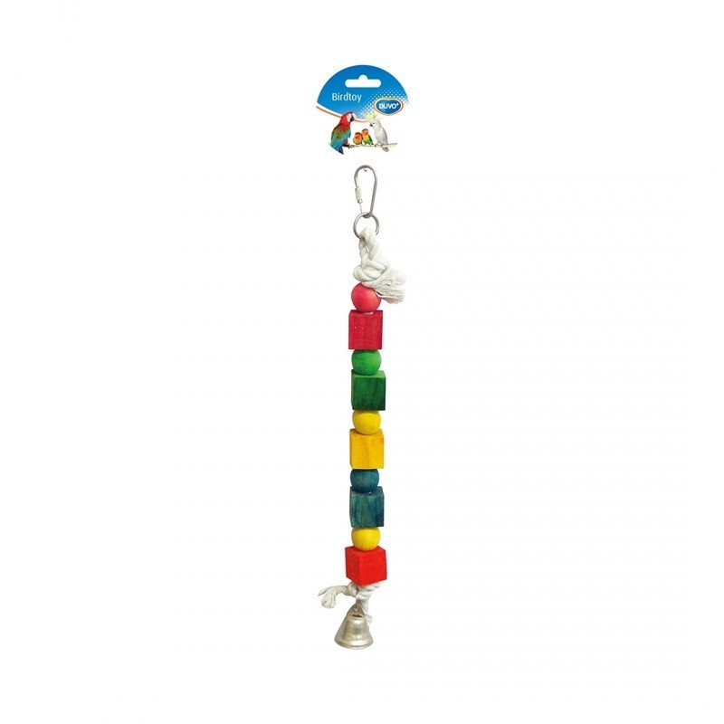 DV 4745008 Rope ring with colorful cubes & bell