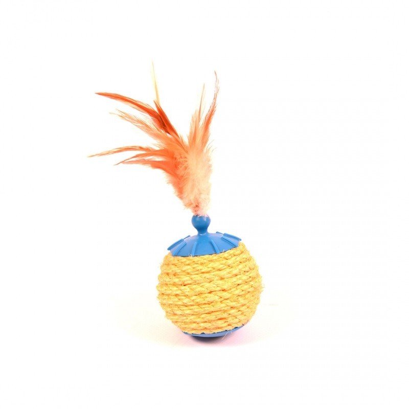 DV 274100 Cat Treat Ball With Sisal  blue