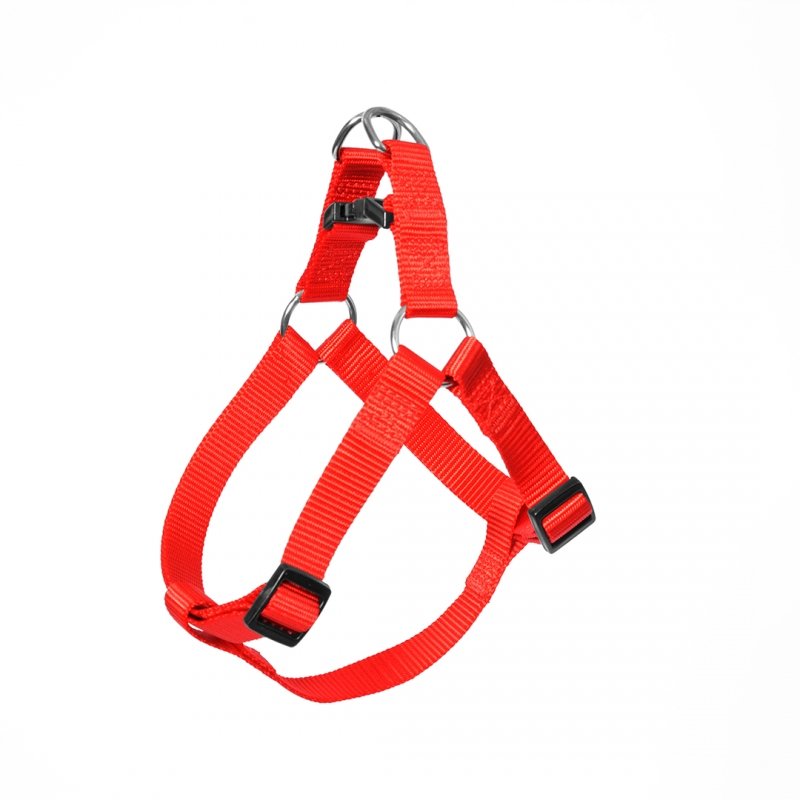 DV 0111000067 NYLON STEP IN HARNESS M crveni