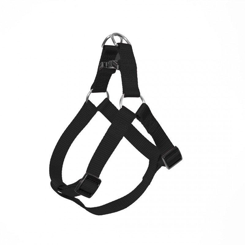DV 0111000069 NYLON STEP IN HARNESS L crni