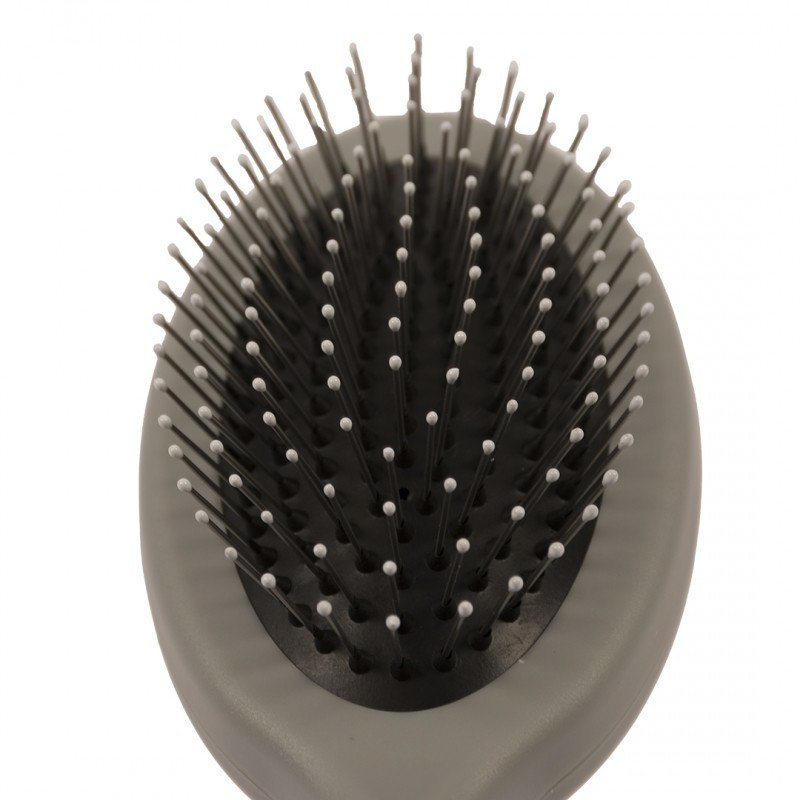 DV 10067 METAL PIN BRUSH LARGE Large black/grey