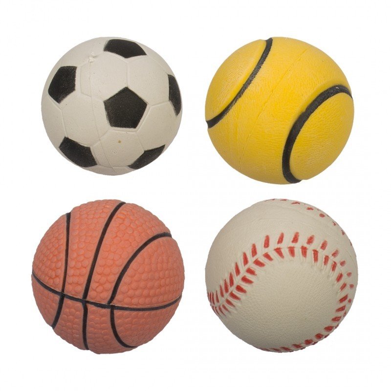 DV 10161 Rubber neon dental ball 8cm