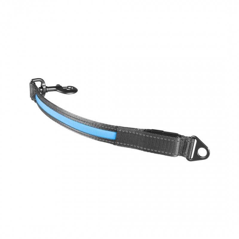 DV 10652 Metal Koppelstuk Flash Light USB Nylon 39cm/25mm blue