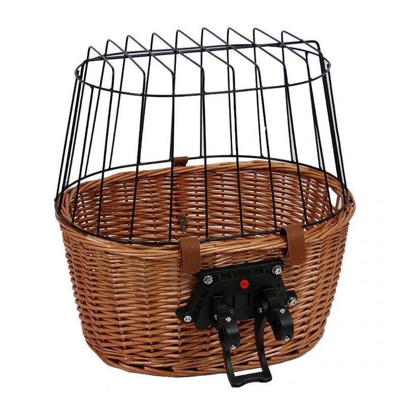 DV 11123 Provence Wicker Bicycle basket Front & cushion
