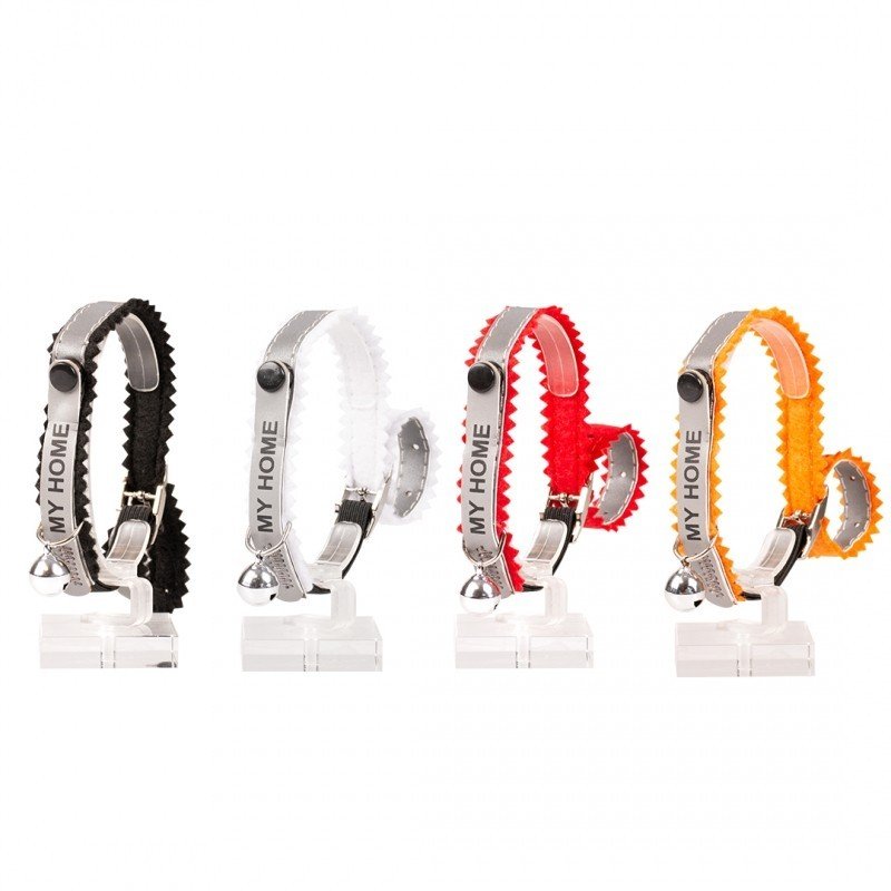 DV 11163 Cat Collar Reflective Address 20-30cm/10mm mixed colors