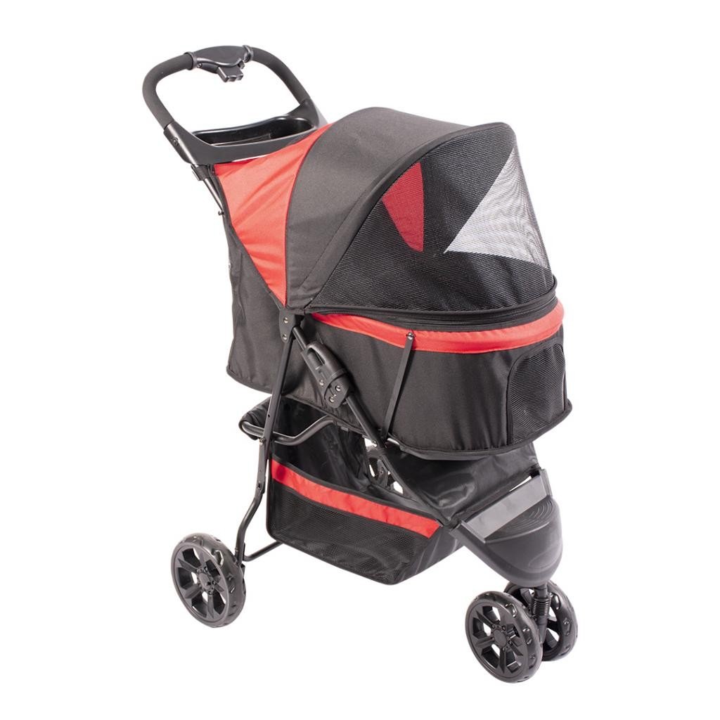 DV 11297 PET BUGGY 3-WHEELER 79x55x99cm black/red