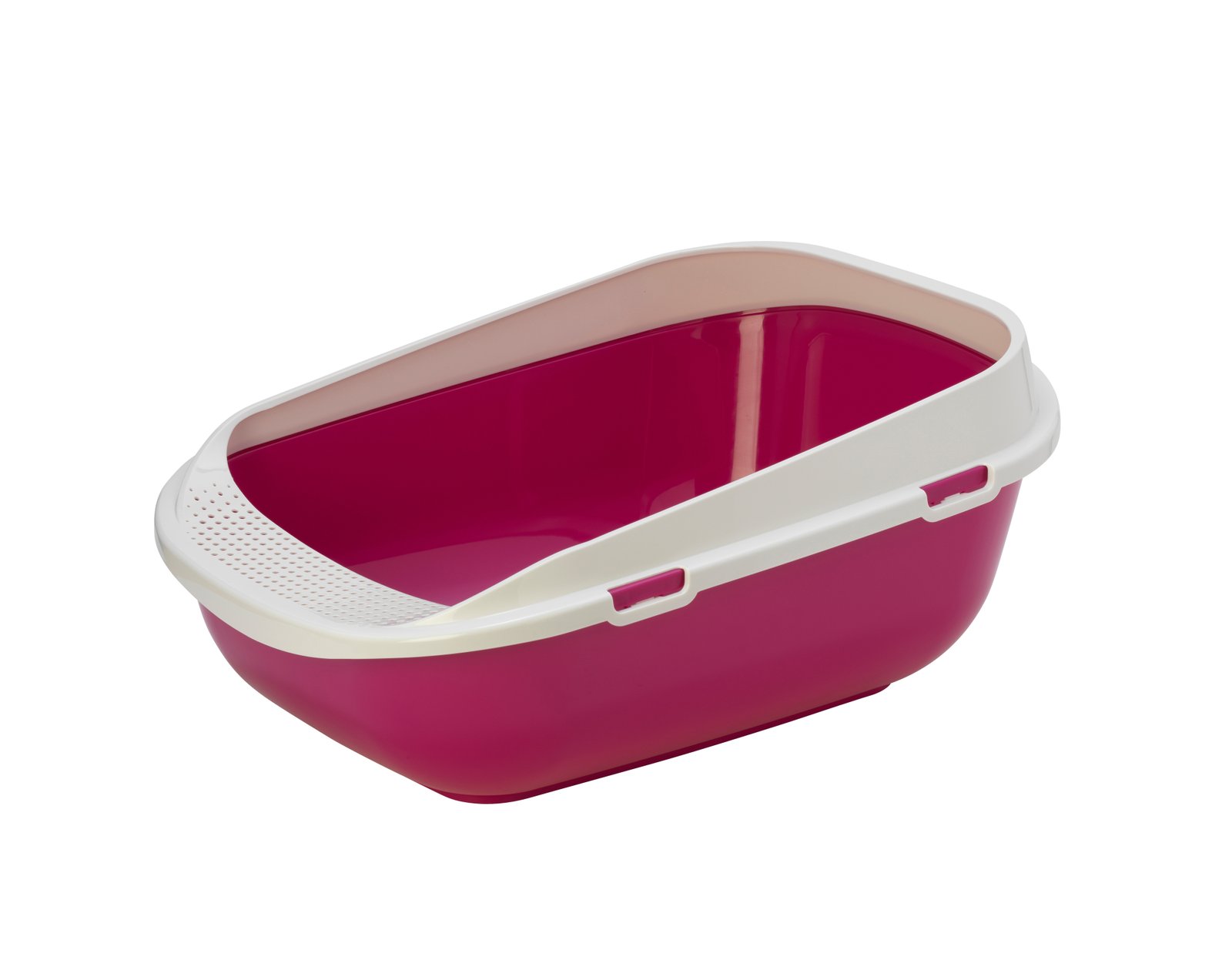 MO C284 Mega Comfy Tray + Rim -otv.toalet sa ramom- Hot Pink