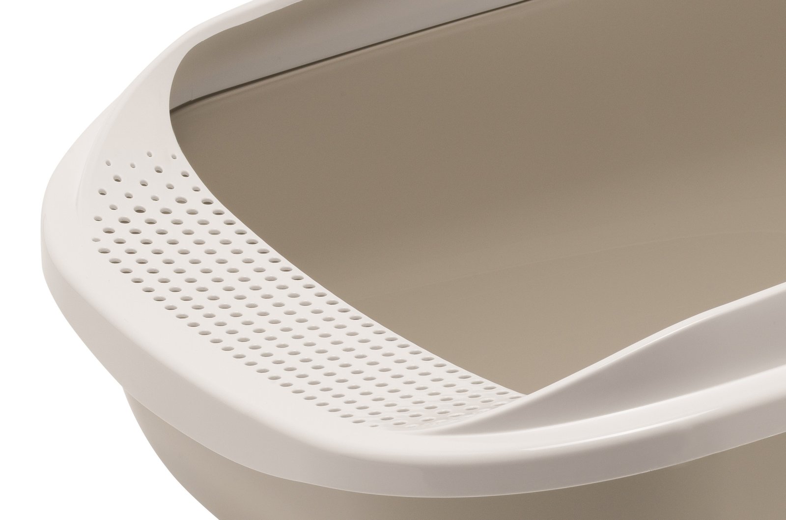 MO C289 Large Comfy Cat + Rim with Holes -otv.toalet sa ramom sa rupicama- Warm Gray