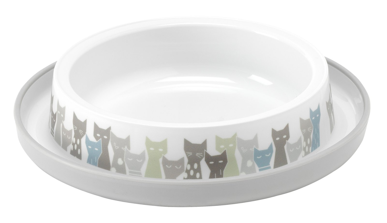 MO H130 Trendy Dinner Cat-Maasai-6pc/bag-Grey White-P4