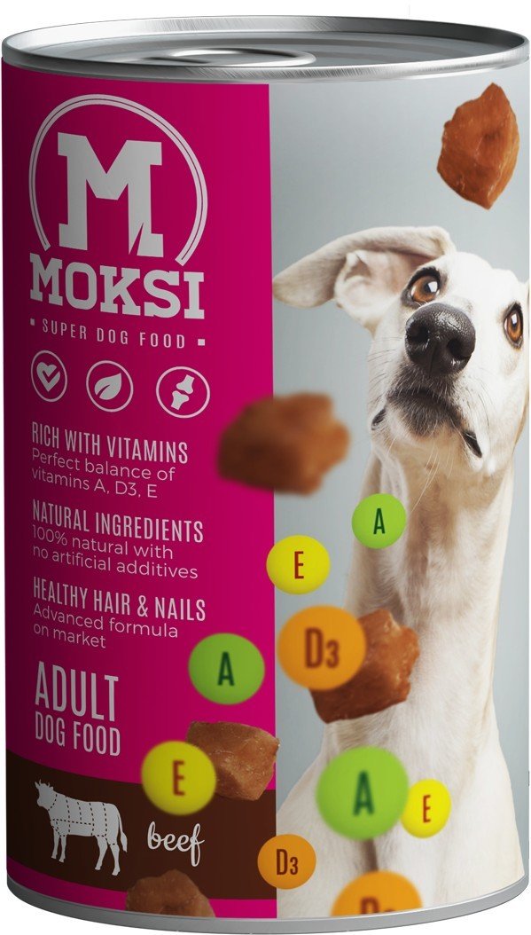 MMH 415gr Moksi Konzerva za pse sa govedinom