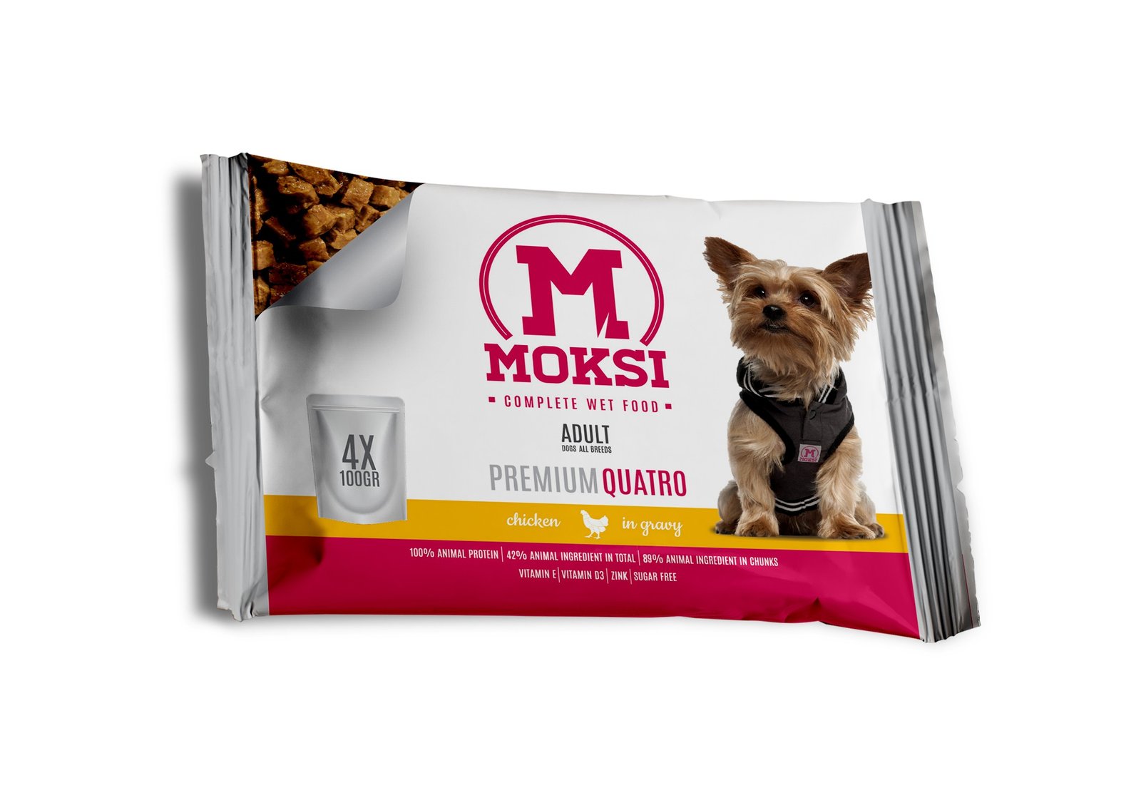 MMM 4x100gr Moksi preliv za pse piletina u sosu