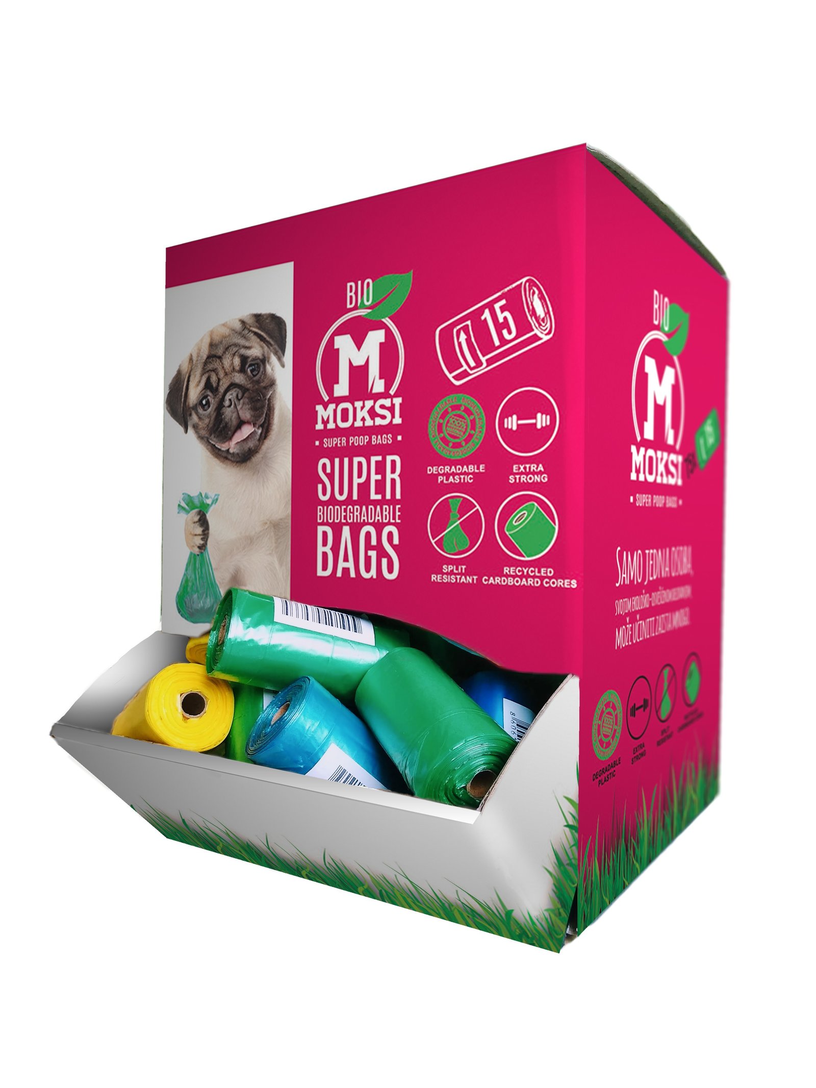 MMK Kesice RAZGRADIVE Moksi displej kutija 75kom