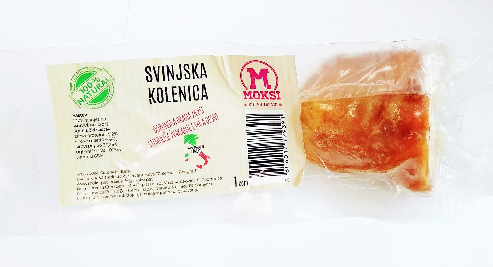 MG 1230gr Moksi konzerva za pse - Govedina