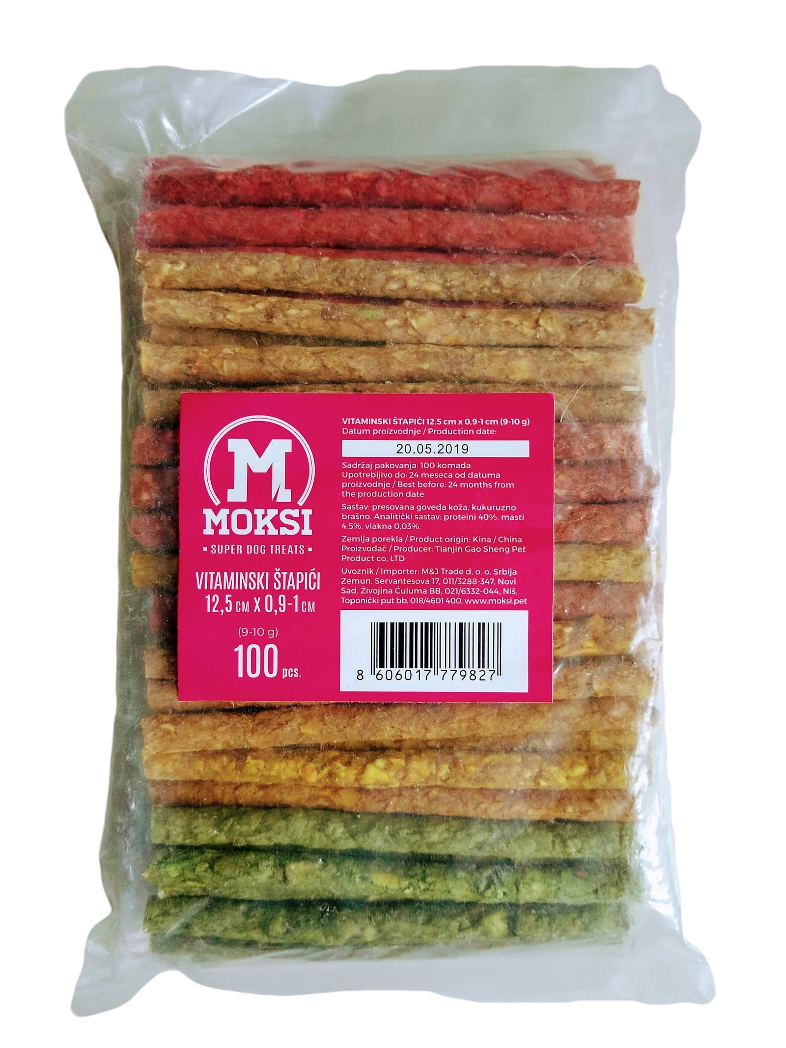 MMZ Obojeni manchy stapic 12.5cmx9-10mm, 9-10g (100/1)