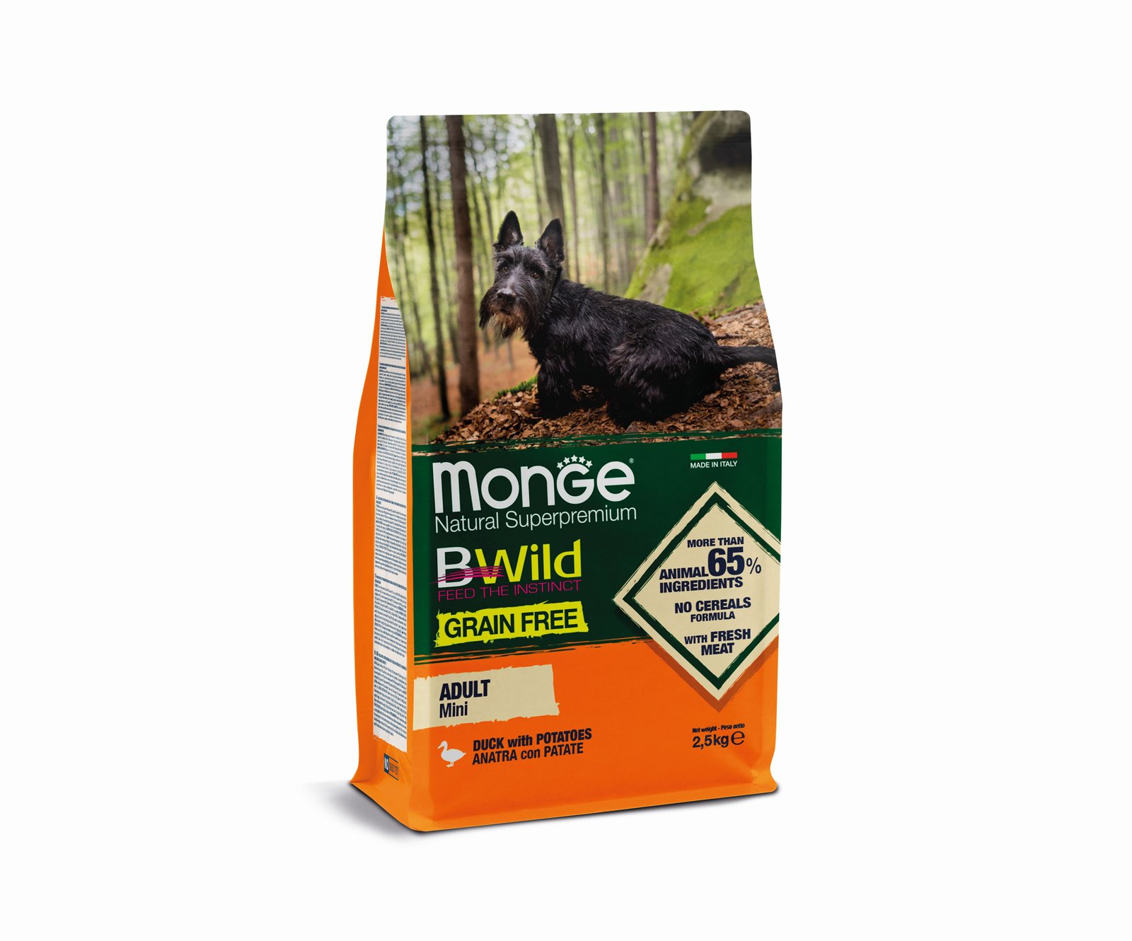 MGB 2.5kg Bwild Dog Grain Free mini pacetina/krompir