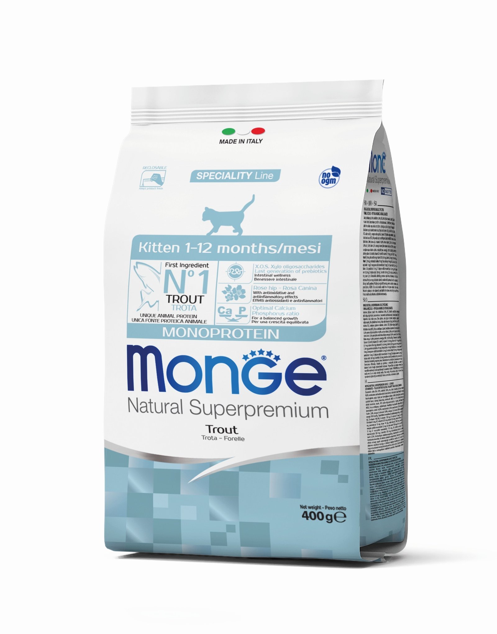 MGM 400gr Monge Cat monoprotein male mace pastrmka