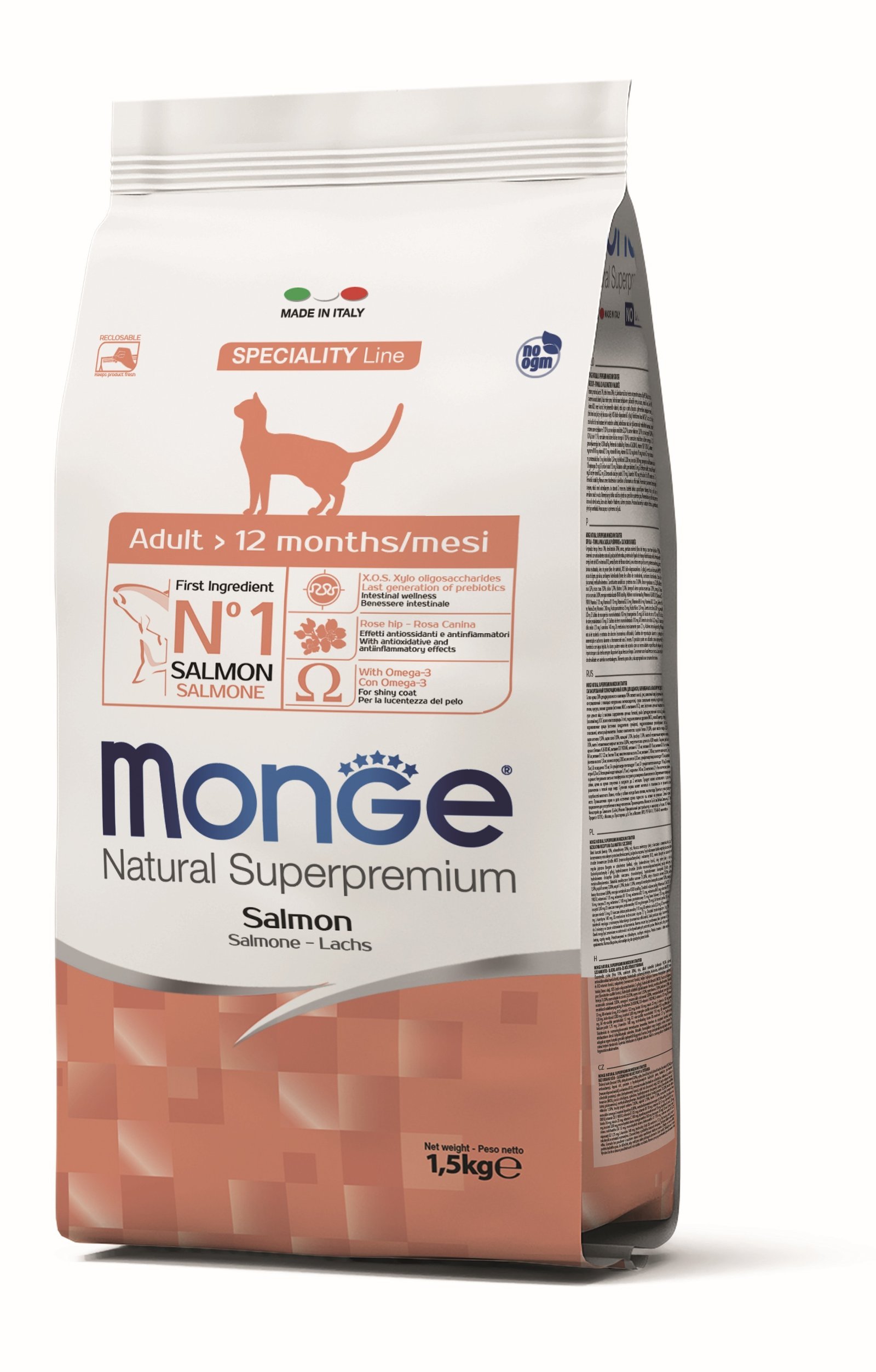 MGM 1.5kg Monge Cat Adult Losos