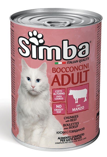 MGS 415gr Simba Cat konzerva teletina