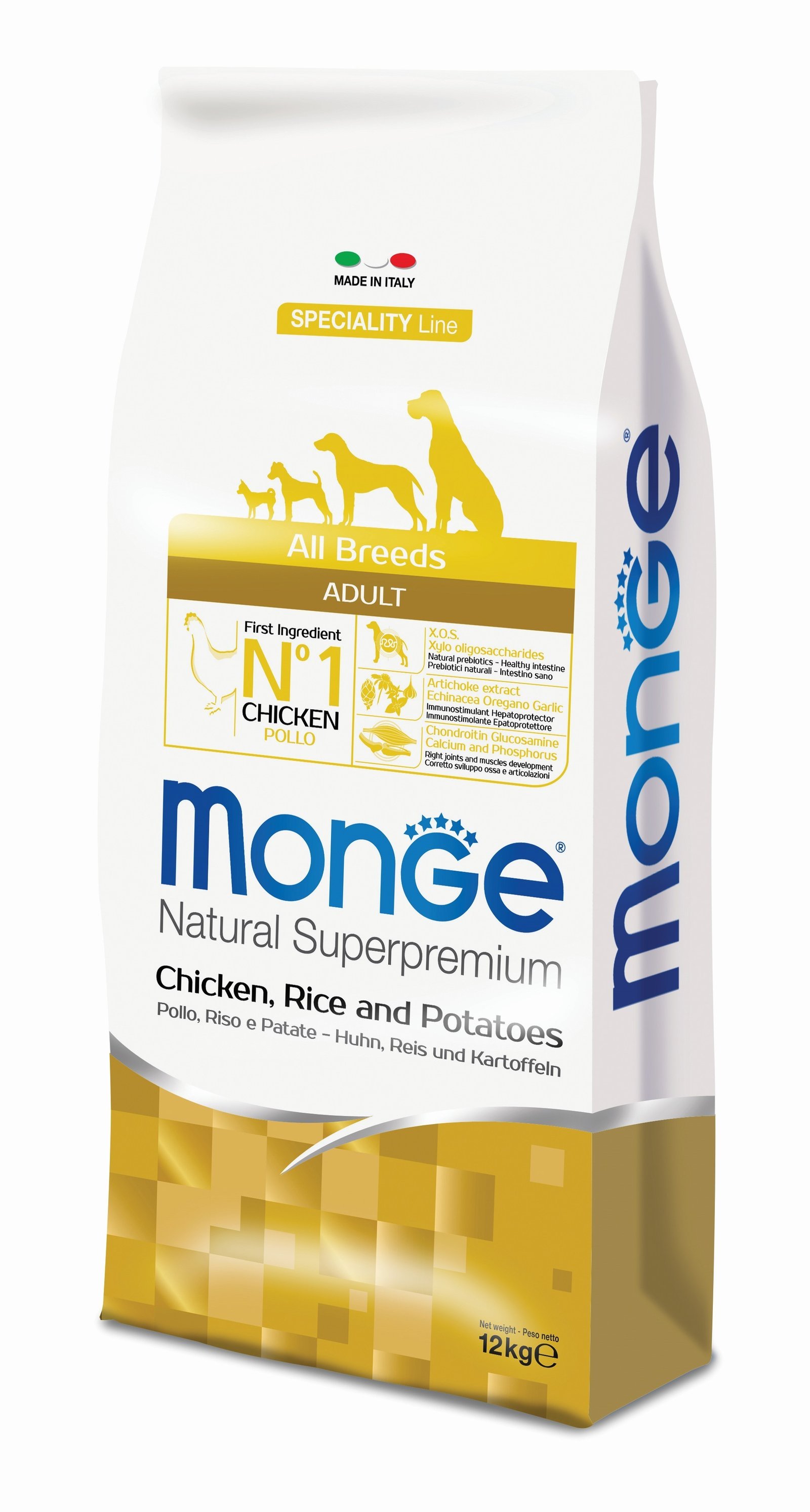 MGM 12kg Monge Dog All Breeds Adult piletina (1128)