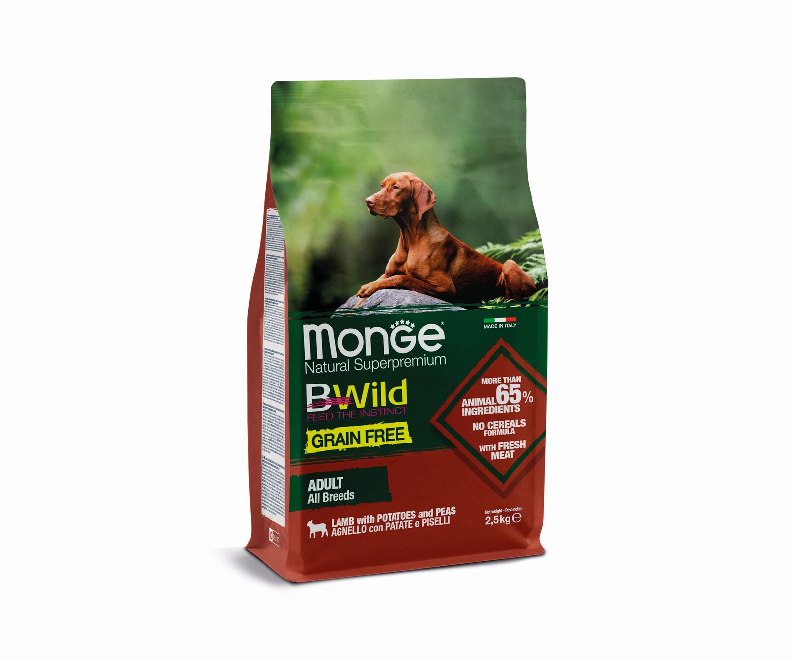 MGB 2.5kg Bwild Dog Grain Free jagnjetina