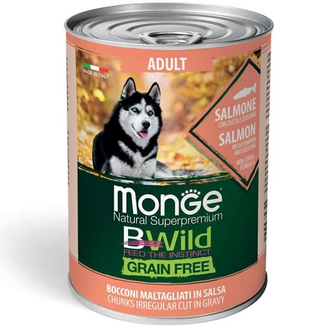 MGB 400gr Bwild Dog konzerva losos