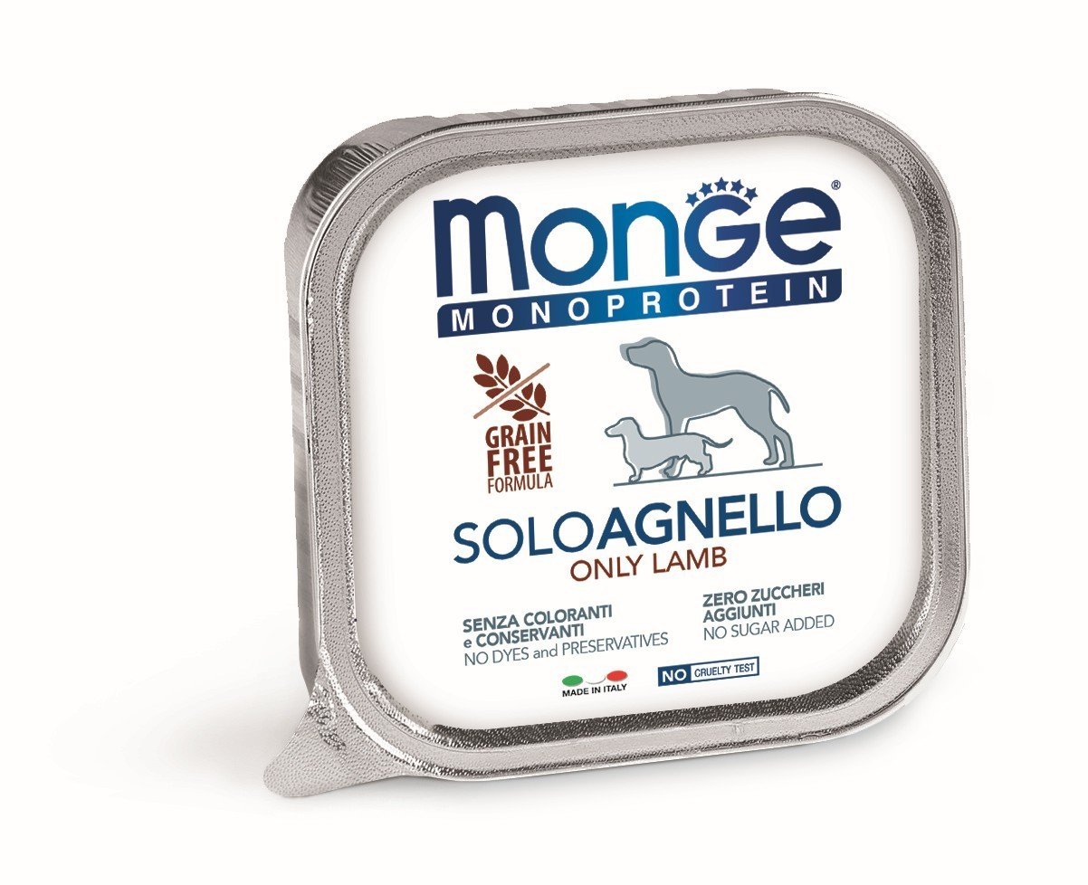 MGM 150gr Monge Dog Solo pasteta jagnjetina 100%