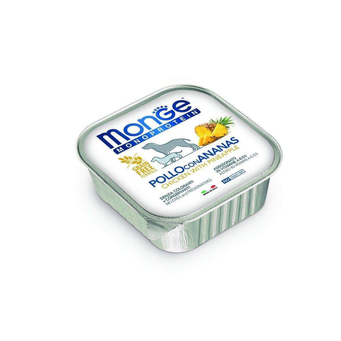 MGM 150gr Monge Dog Fruit pasteta piletina/ananas
