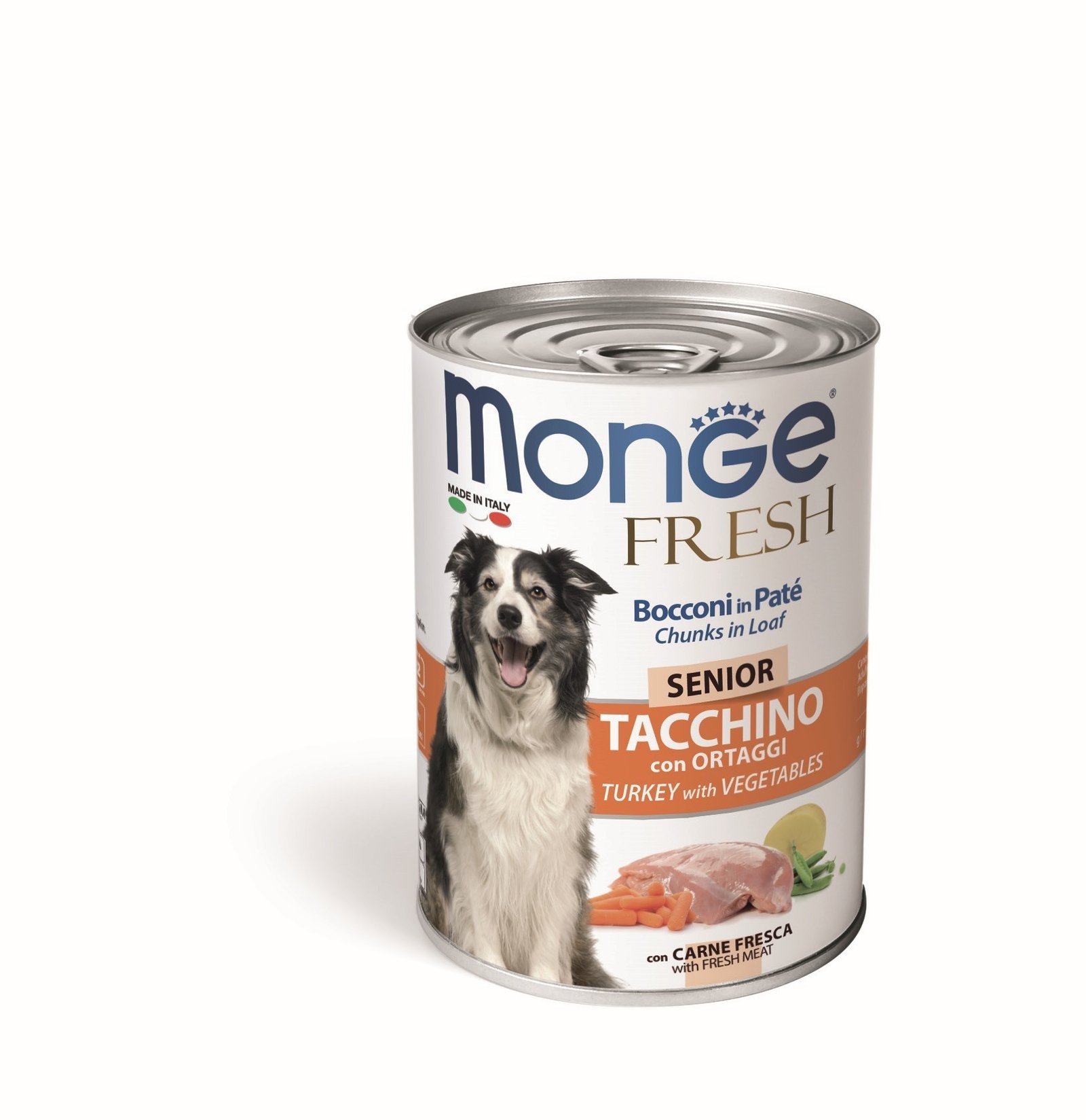 MGM 400gr Monge Dog Fresh konzerva Senior - curka/povrce