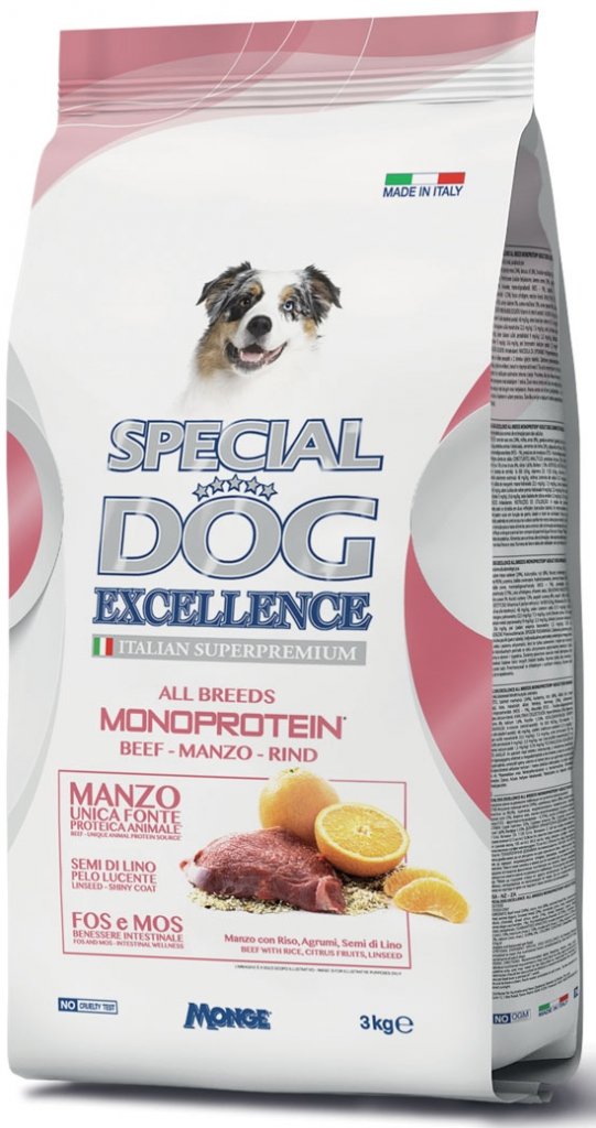 MGE 3kg Special Dog Excellence all breed Monoprotein govedina